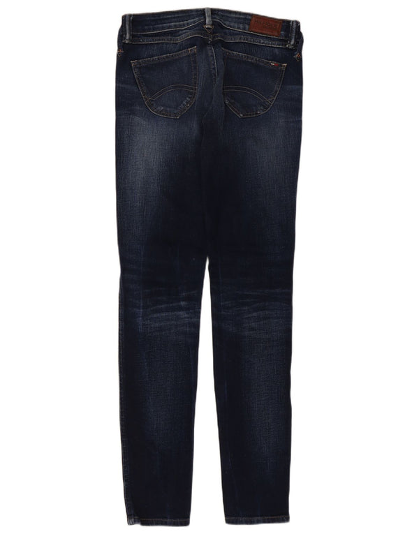 Tommy Hilfiger Womens Skinny Jeans W28 L32 Navy Blue Cotton