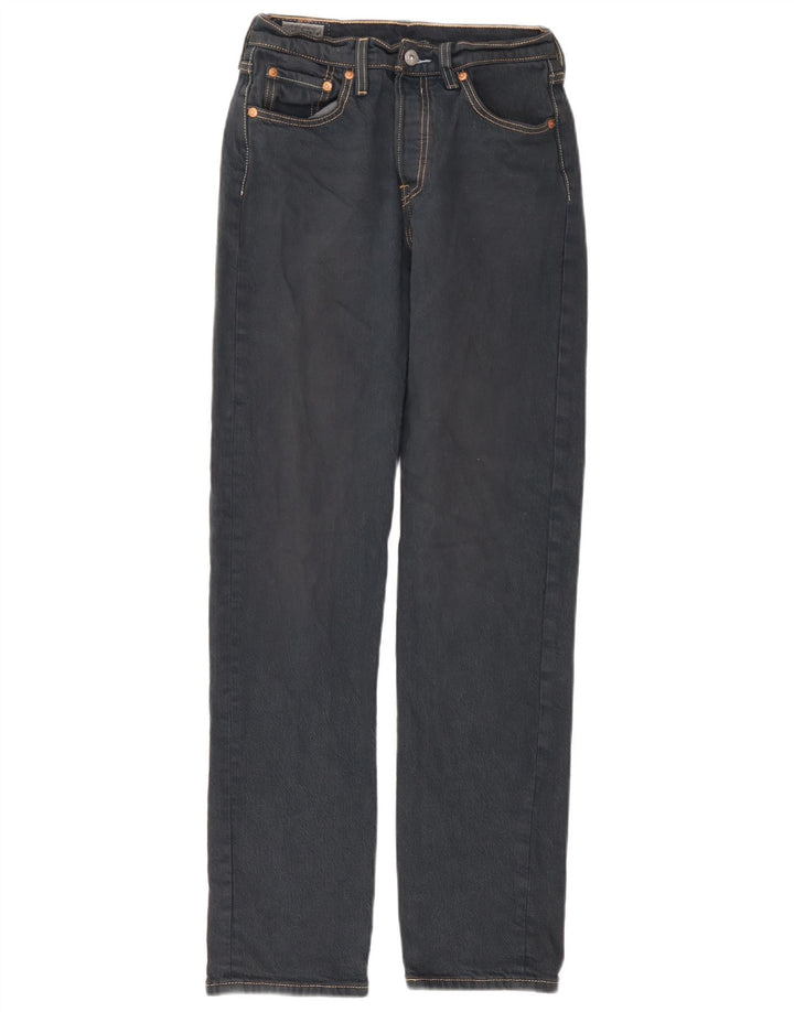 Levi's Dame 501 Straight Jeans W25 L32 Grå Bomuld