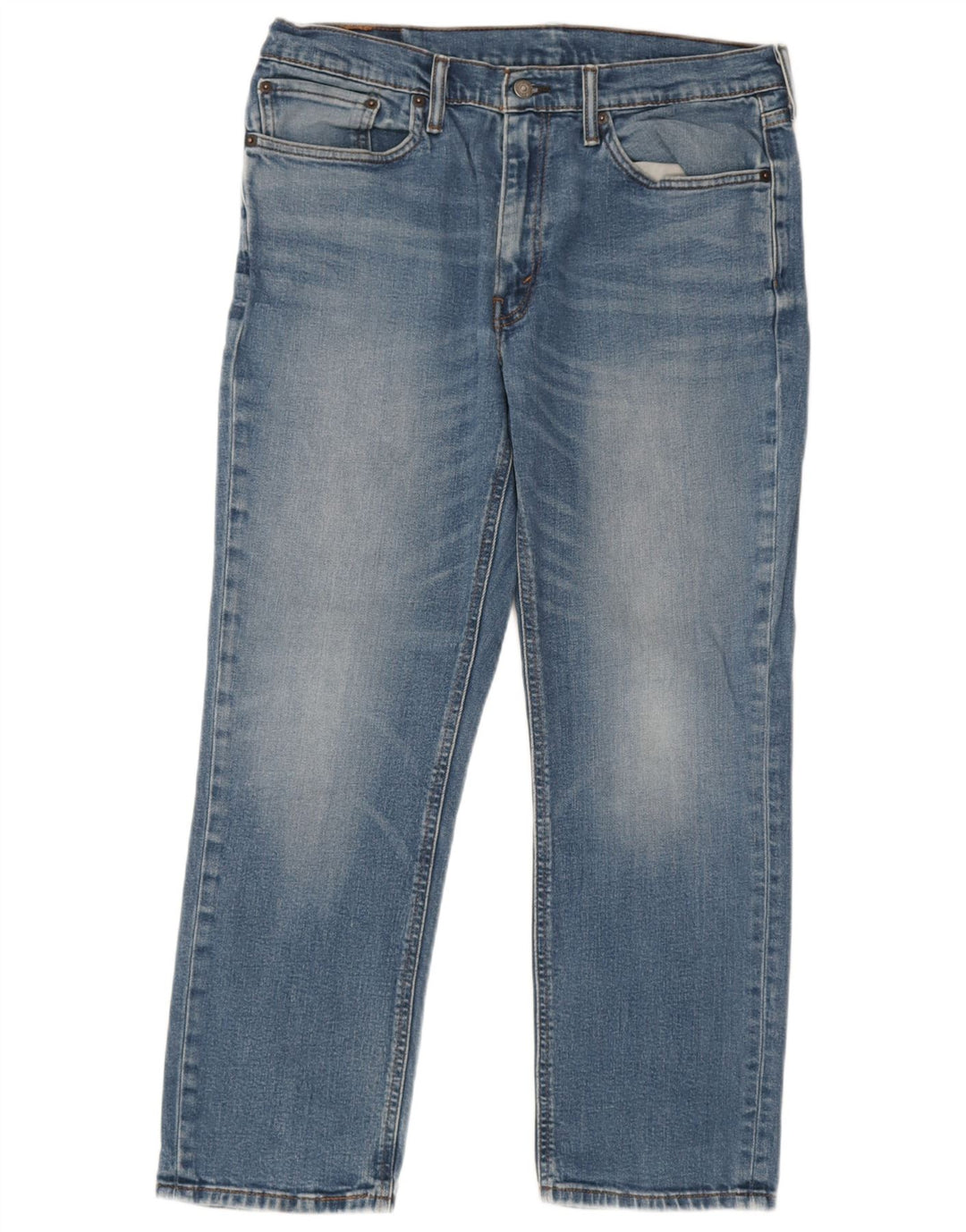 Levi's Herre 541 Straight Jeans W34 L30 Blå Bomuld