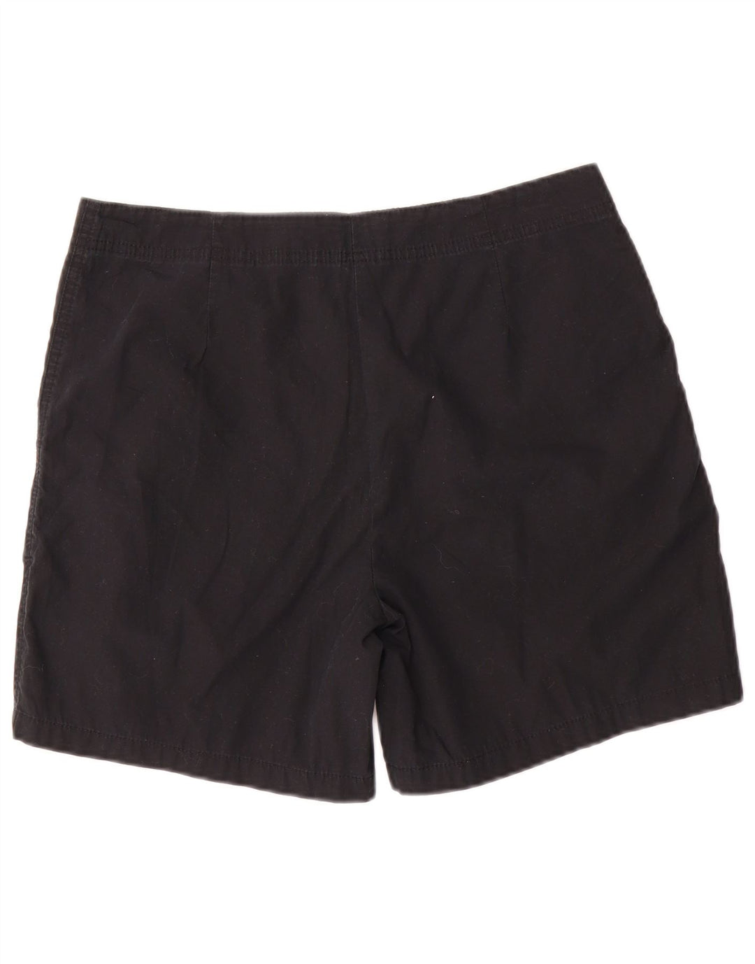 Marks & Spencer Kvinder Casual Shorts UK 12 Medium W30 Sort Bomuld