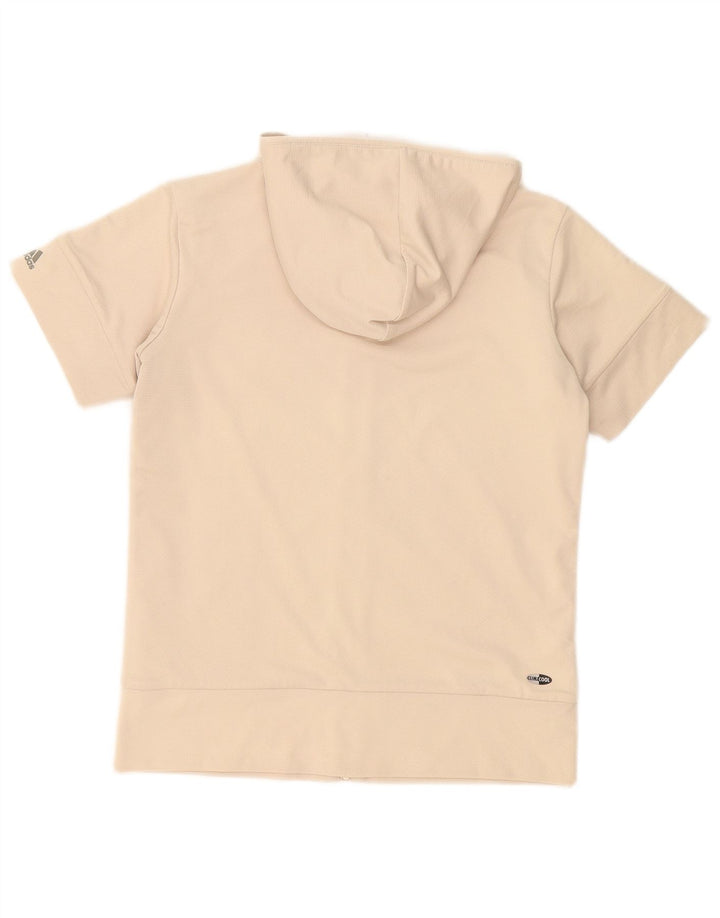 Adidas Dame Climacool Træningsdragt med hætte Topjakke UK 10 Small Beige