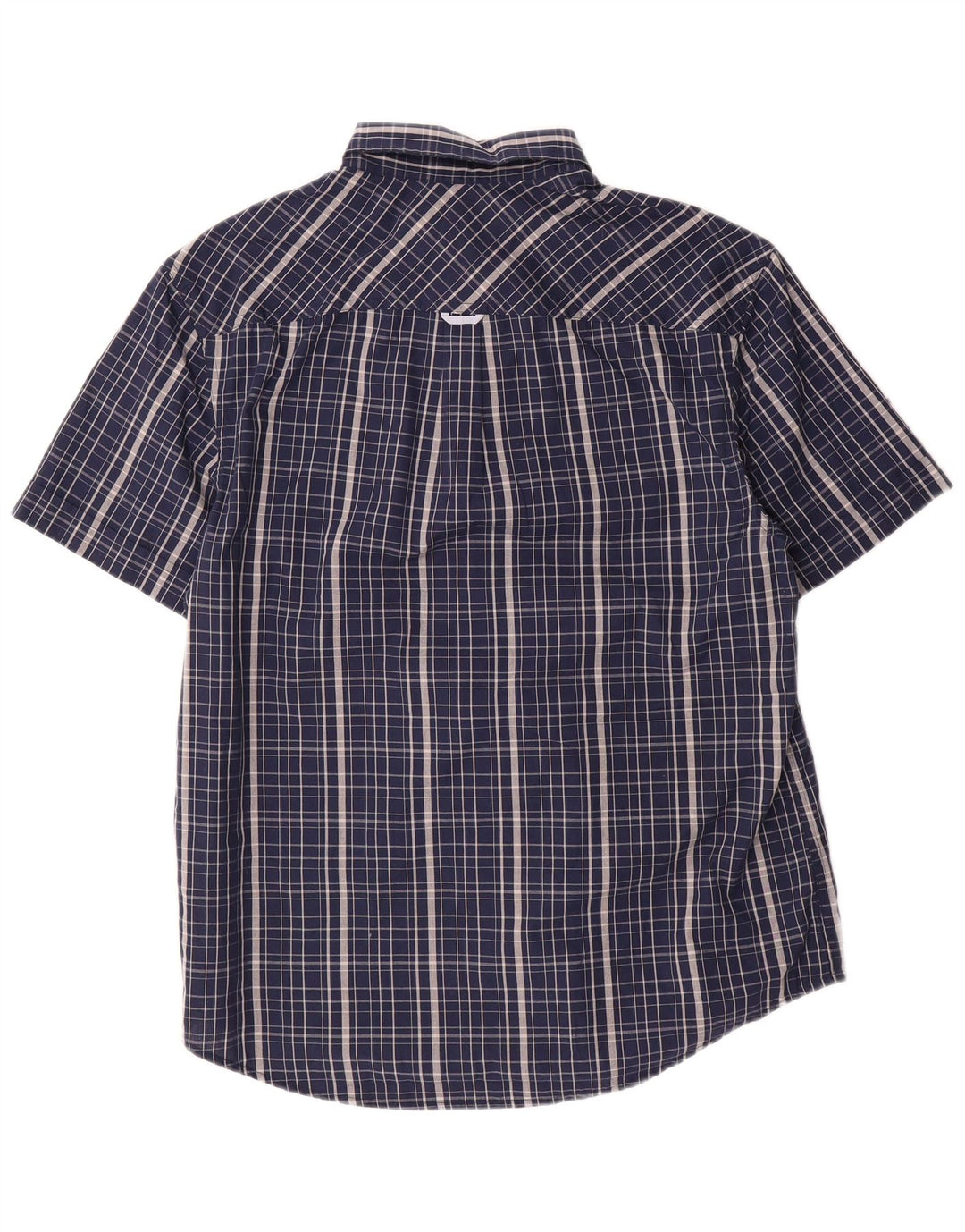 Penguin Heritage Heritage Slim Fit kortærmet skjorte Stor marineblå ternet