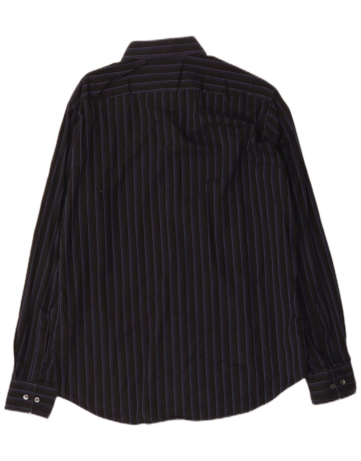 Hugo Boss Herreskjorte str. 41 16 Stor sortstribet bomuld