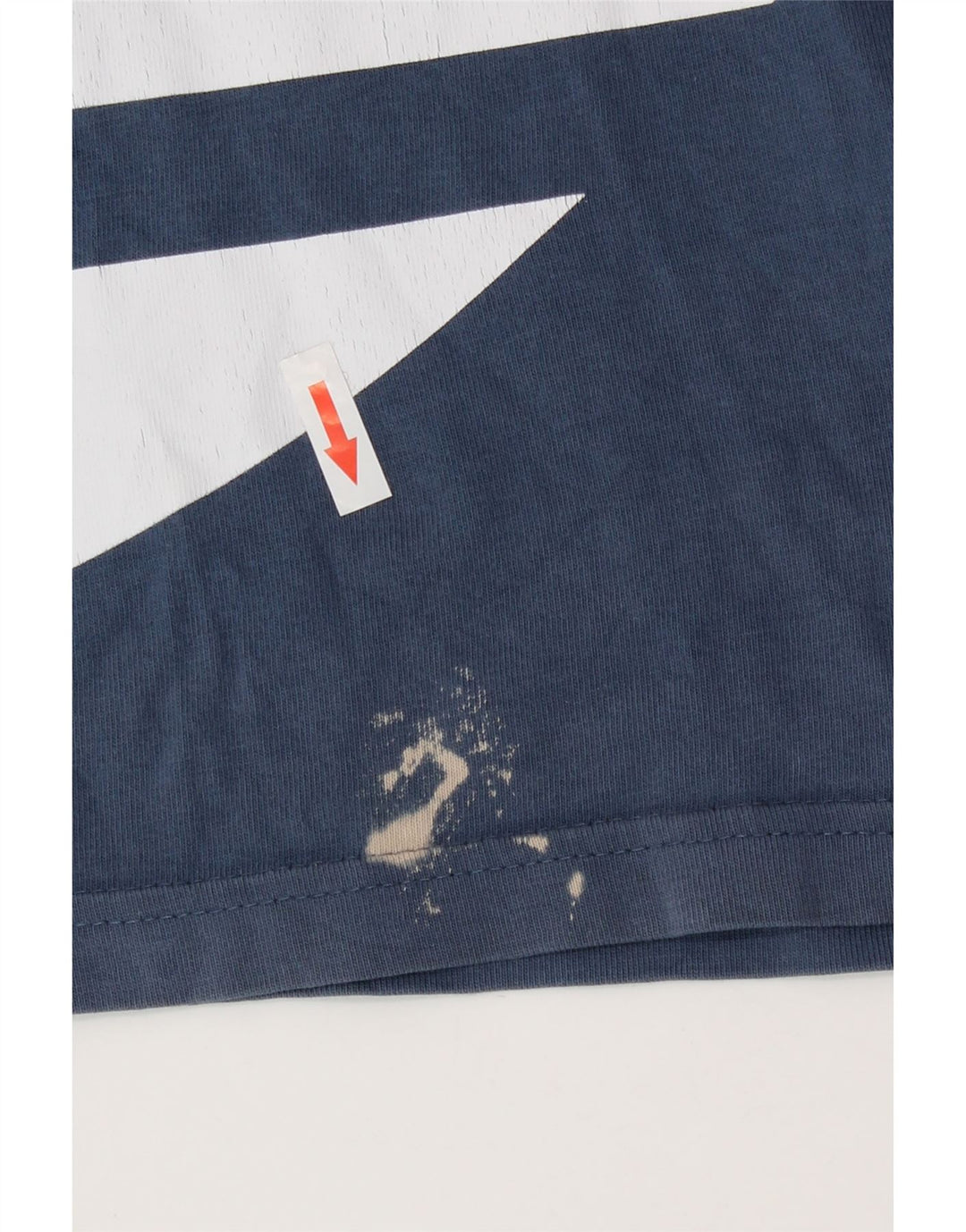 Adidas Grafisk T-shirt top mellemblå bomuld til mænd