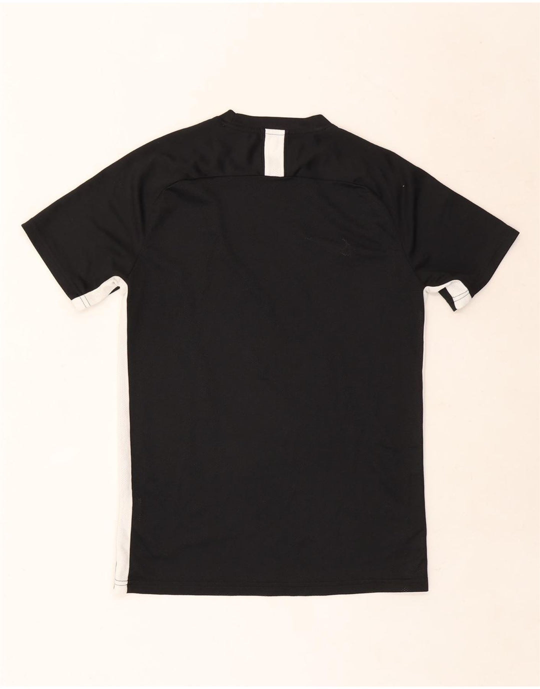 Nike Herre Dri Fit T-shirt Top Medium Sort Colourblock Polyester
