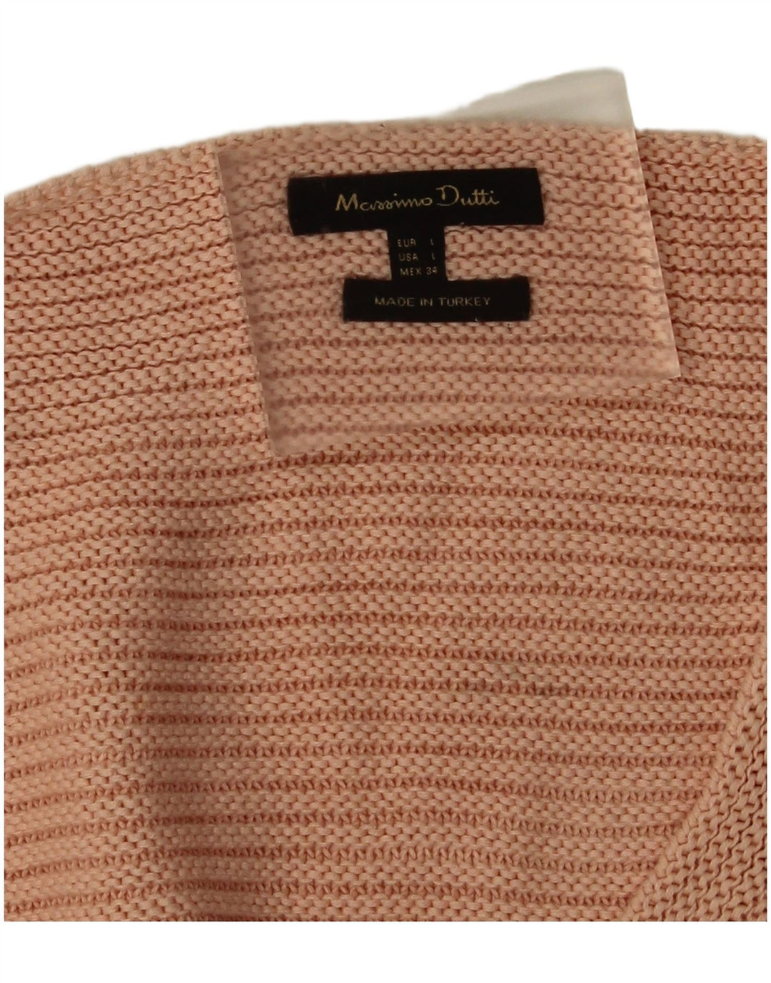 Massimo Dutti Dame V-hals sweater UK 16 Large Pink