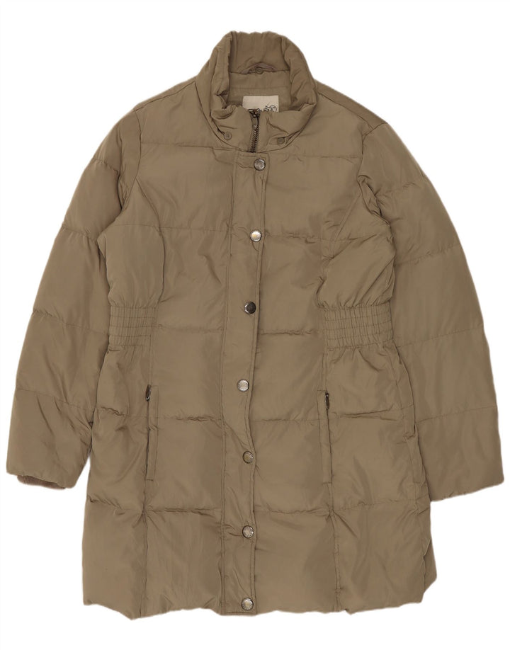 Esprit Womens Polstret Frakke UK 16 Large Khaki Polyester