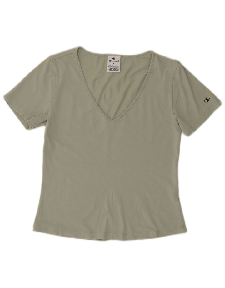 Champion Dame T-Shirt Top UK 14 Large Grøn