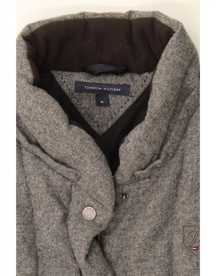 Tommy Hilfiger Dame Polstret Gilet UK 14 Medium Grey Uld