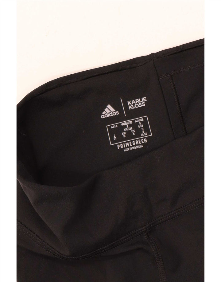 Adidas Graphic Leggings til kvinder UK 8/10 Small Black