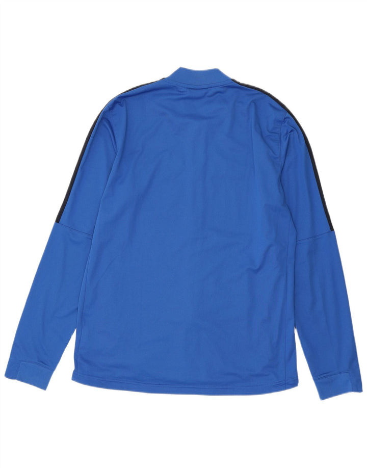 Nike Herre Dri Fit Grafisk træningsdragt Topjakke Stor Blå Colourblock