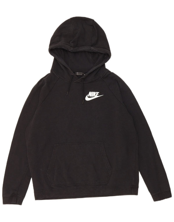 Nike Dame Hættetrøje UK 16 Stor Sort Bomuld