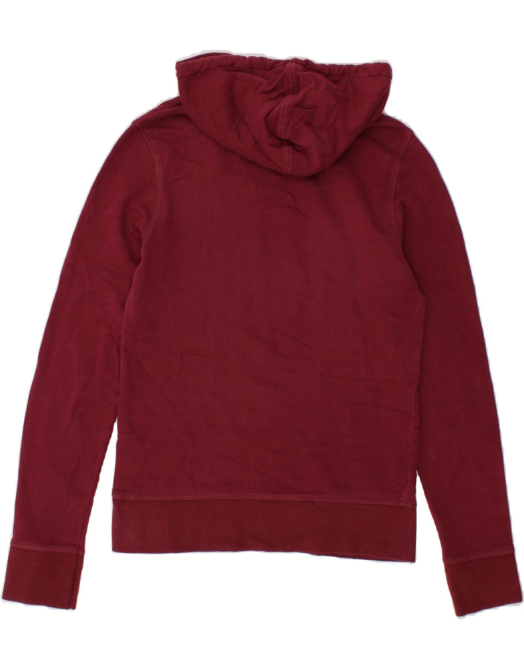 JACK & JONES Mens Graphic Hoodie Jumper Small Red Cotton Vintage Jack & Jones and Second-Hand Jack & Jones from Messina Hembry 