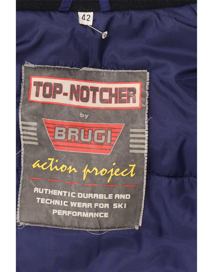 Brugi Dame Oversized Skijakke EU 42 Large Blue Colourblock Sports