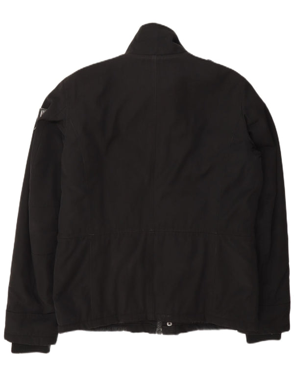 Bomboogie Herre Military Utility Jacket UK 40 Large Black Polyester