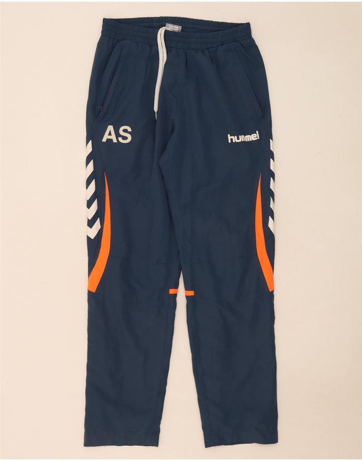 Hummel Herre grafisk træningsdragt Bukser Medium Navy Blue Colourblock