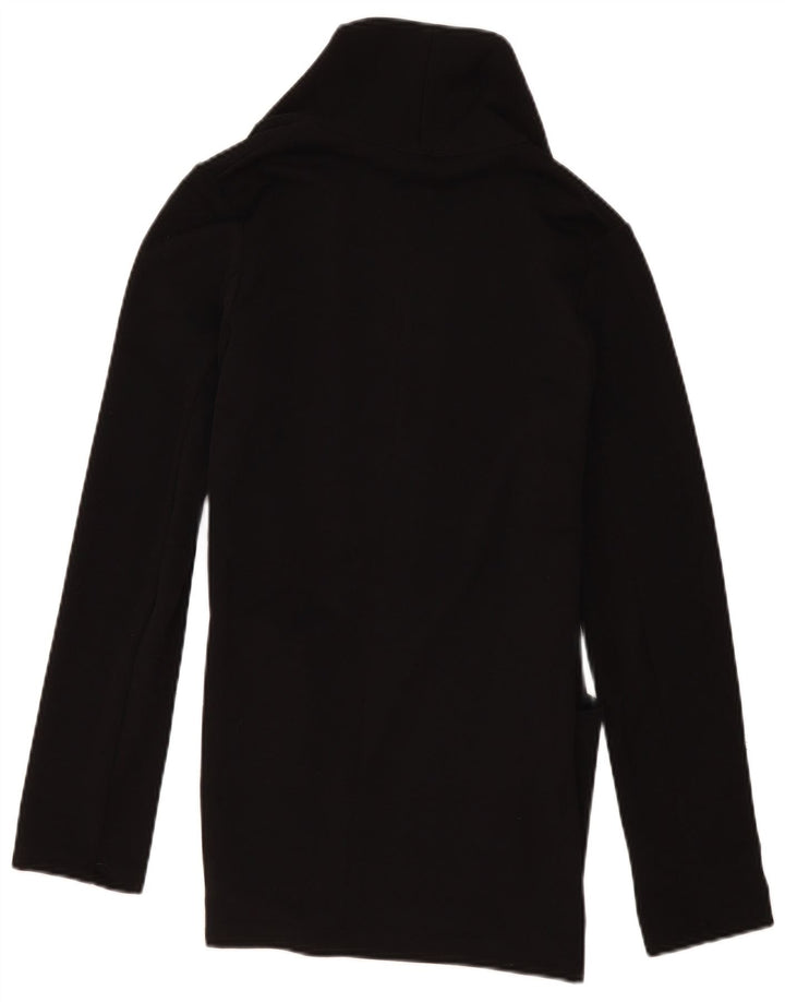 Liu Jo Womens Open Cardigan Sweater IT 42 Medium Black Polyester