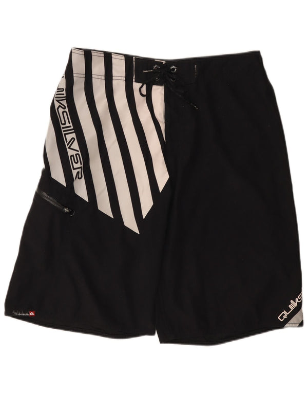 Quiksilver Herre grafiske svømmeshorts Medium Sort Colourblock Polyester