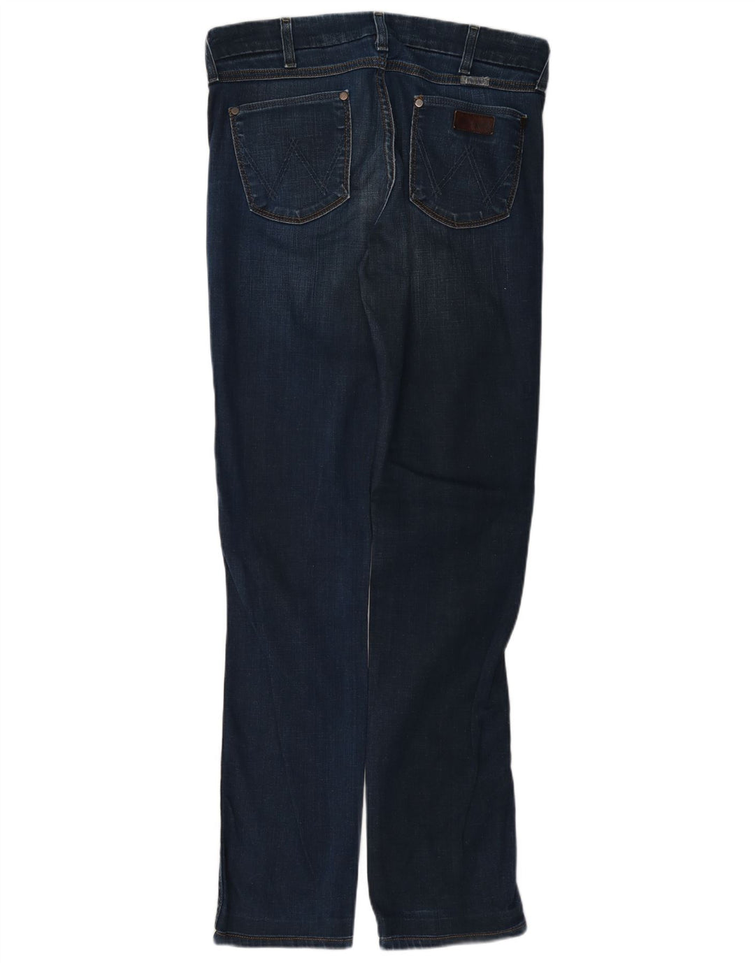 Wrangler Dame Sofia Straight Jeans W30 L36 Blå Bomuld