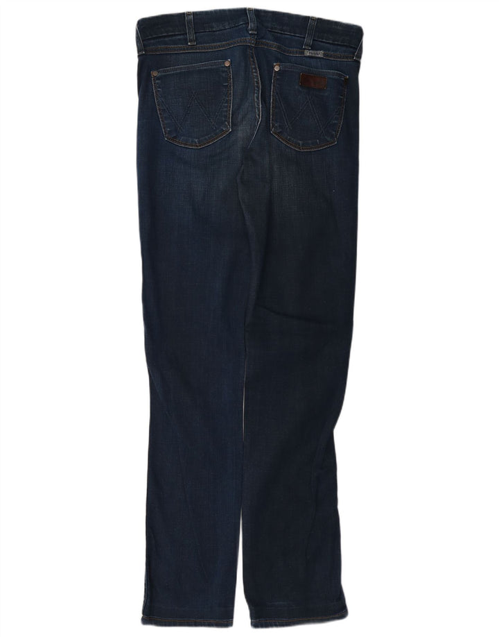 Wrangler Dame Sofia Straight Jeans W30 L36 Blå Bomuld