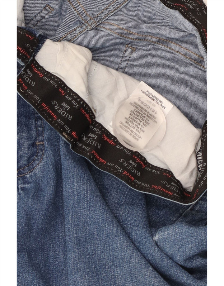 Lee Womens Riders Bermuda Denim Shorts W40 2XL Blå Bomuld