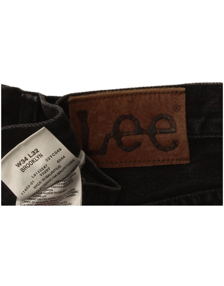 Lee Mens Brooklyn Capri Jeans W34 L23 Grå Bomuld