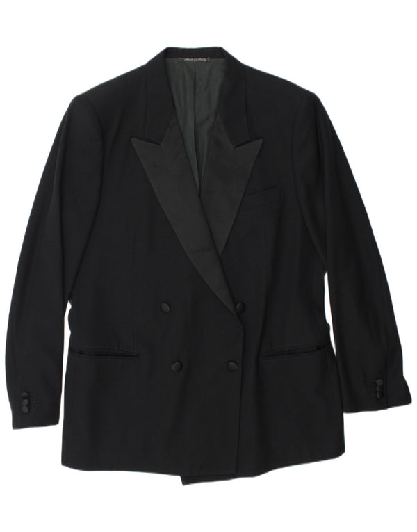 Egon Von Furstenberg Herre UK 40 Large W32 L32 Black Virgin Wool