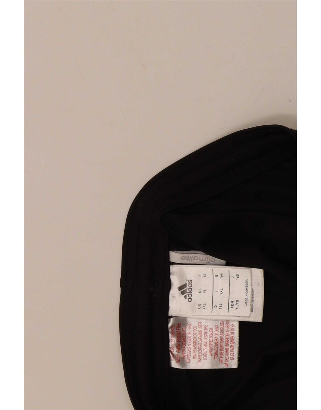Adidas Boys Climalite Sportshorts 13-14 år Sort polyester