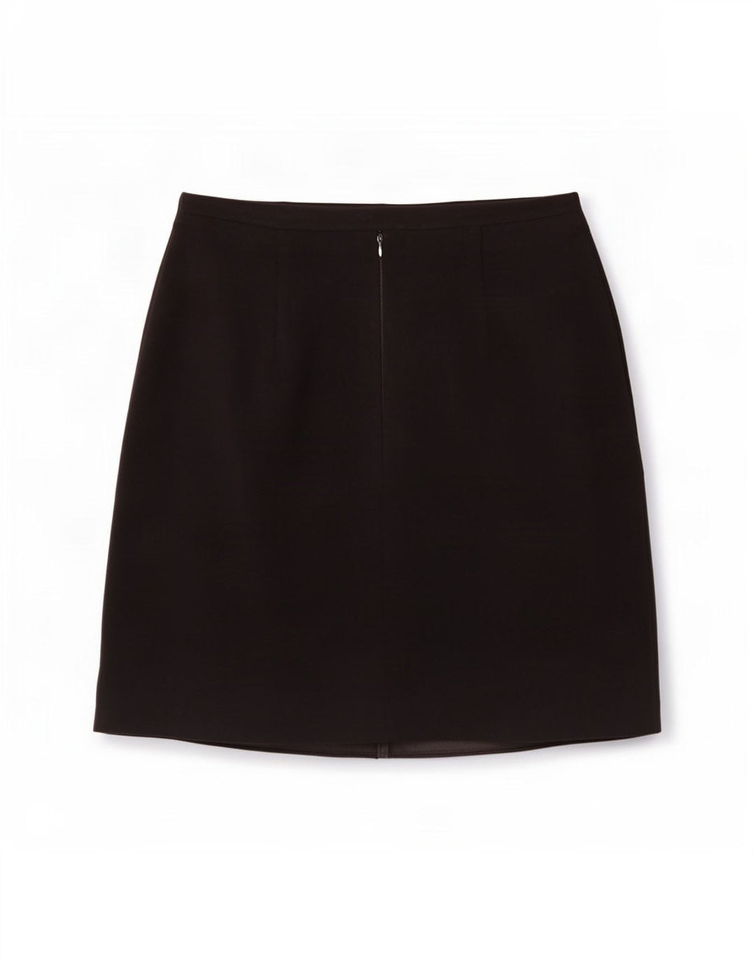 Marks & Spencer A-line nederdel til kvinder UK 12 Medium W30 Sort polyester