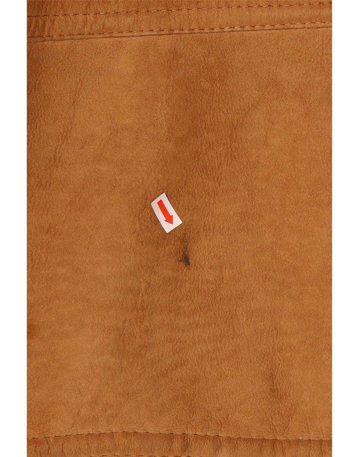 Vintage Herre Shearling Jacket UK 36 Small Beige Shearling