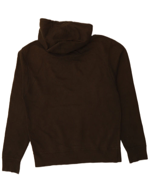 Champion Mens Graphic Hoodie Jumper Small Khaki Cotton