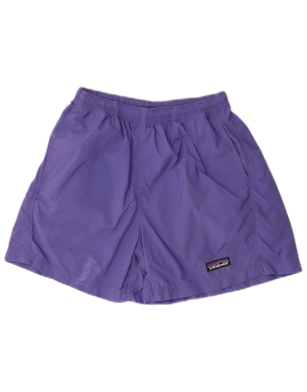 Patagonia Dame Sports Shorts UK 8 Small Purple Polyester