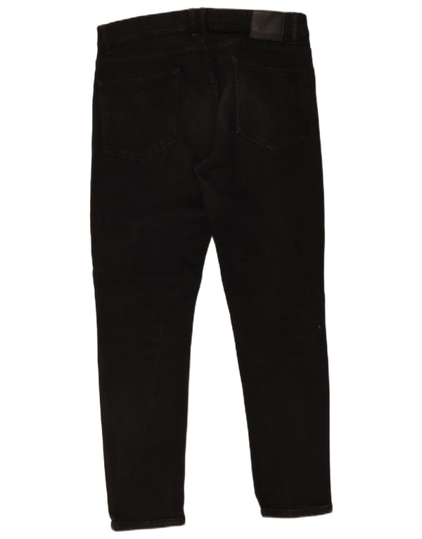 Zara Mens Slim Jeans EU 46 XL W36 L30 Black