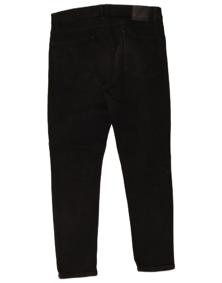 Zara Herre Slim Jeans EU 46 XL W36 L30 Sort