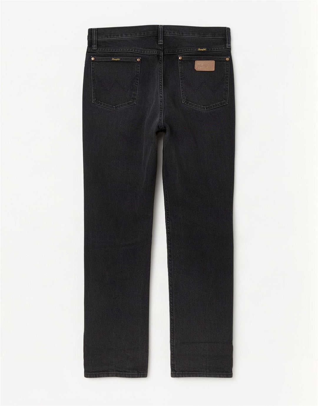 Wrangler Straight Jeans til mænd W33 L32 Grå Bomuld