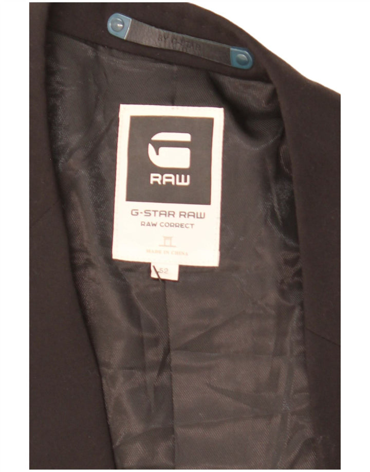 G-Star Herre 2-knaps blazerjakke IT 52 XL Sort Polyester