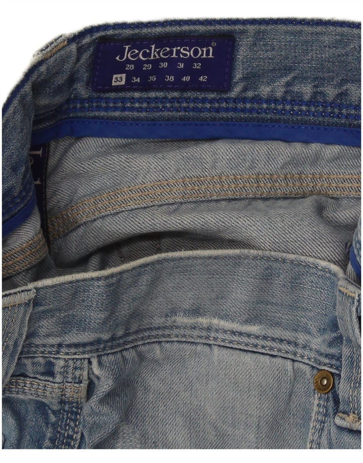 Jeckerson Herre Denim Shorts W33 Medium Blue