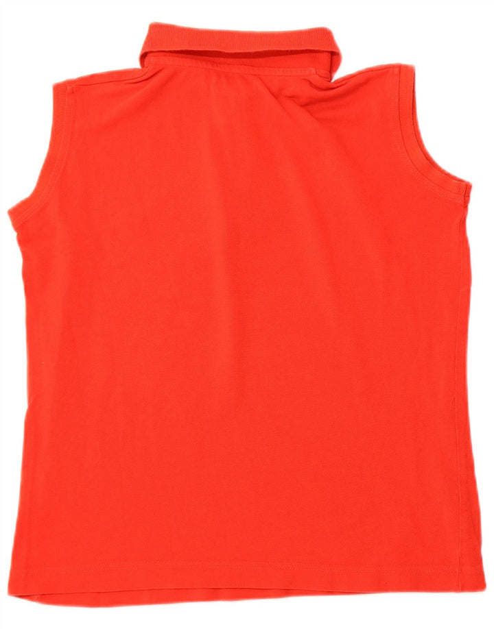 KAPPA ærmeløs poloshirt til kvinder UK 14 Large Red