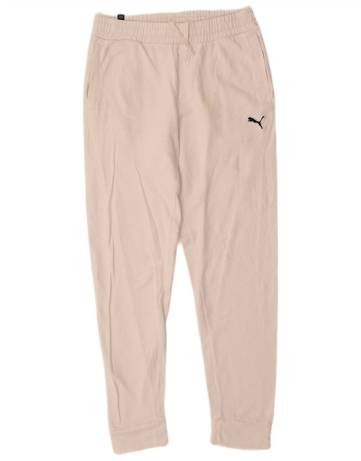 Puma træningsdragt til kvinder Joggers UK 14 Medium White Bomuld