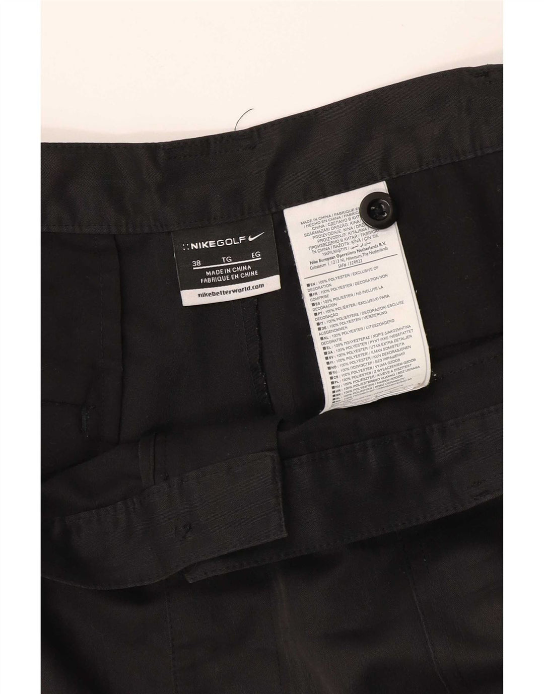Nike Chino Shorts til mænd W38 XL Sort polyester