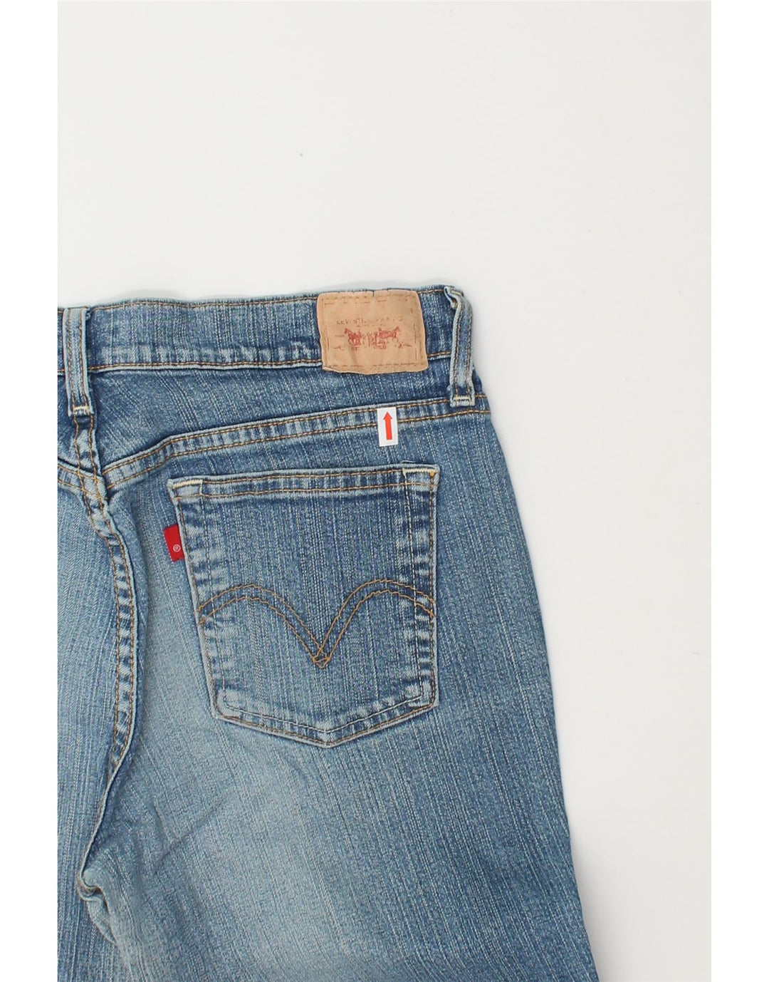 LEVI'S Womens 505 Straight Jeans US 8 Medium W30 L31 Blue Cotton Vintage Levi's and Second-Hand Levi's from Messina Hembry 