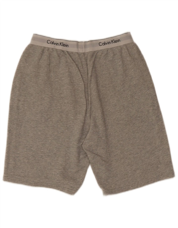 Calvin Klein Herre grafiske sportsshorts Mellemgrå Colourblock Bomuld