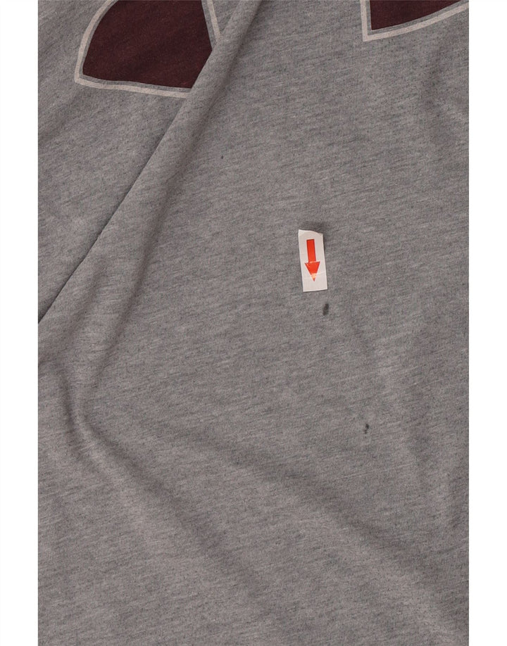 Under Armour Herre Heat Gear Grafisk T-Shirt Top Medium Grå