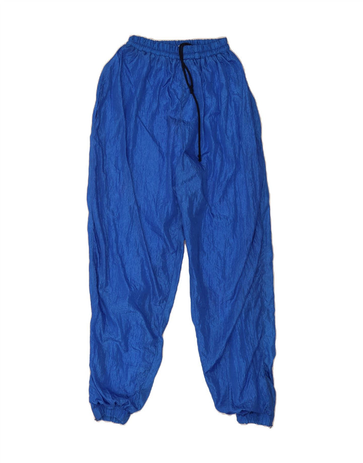 VINTAGE Mens Tracksuit Trousers Joggers Small  Blue Vintage Vintage and Second-Hand Vintage from Messina Hembry 