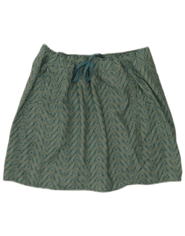 Patagonia Dame Skort UK 18 XL Grøn Chevron Polyester