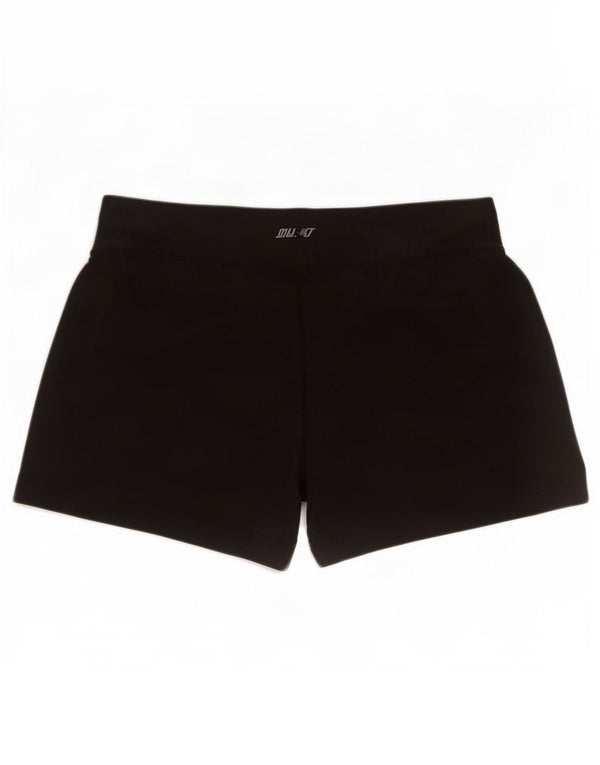 Nike Dame Dri Fit sportsshorts UK 16/18 Large Black Polyester