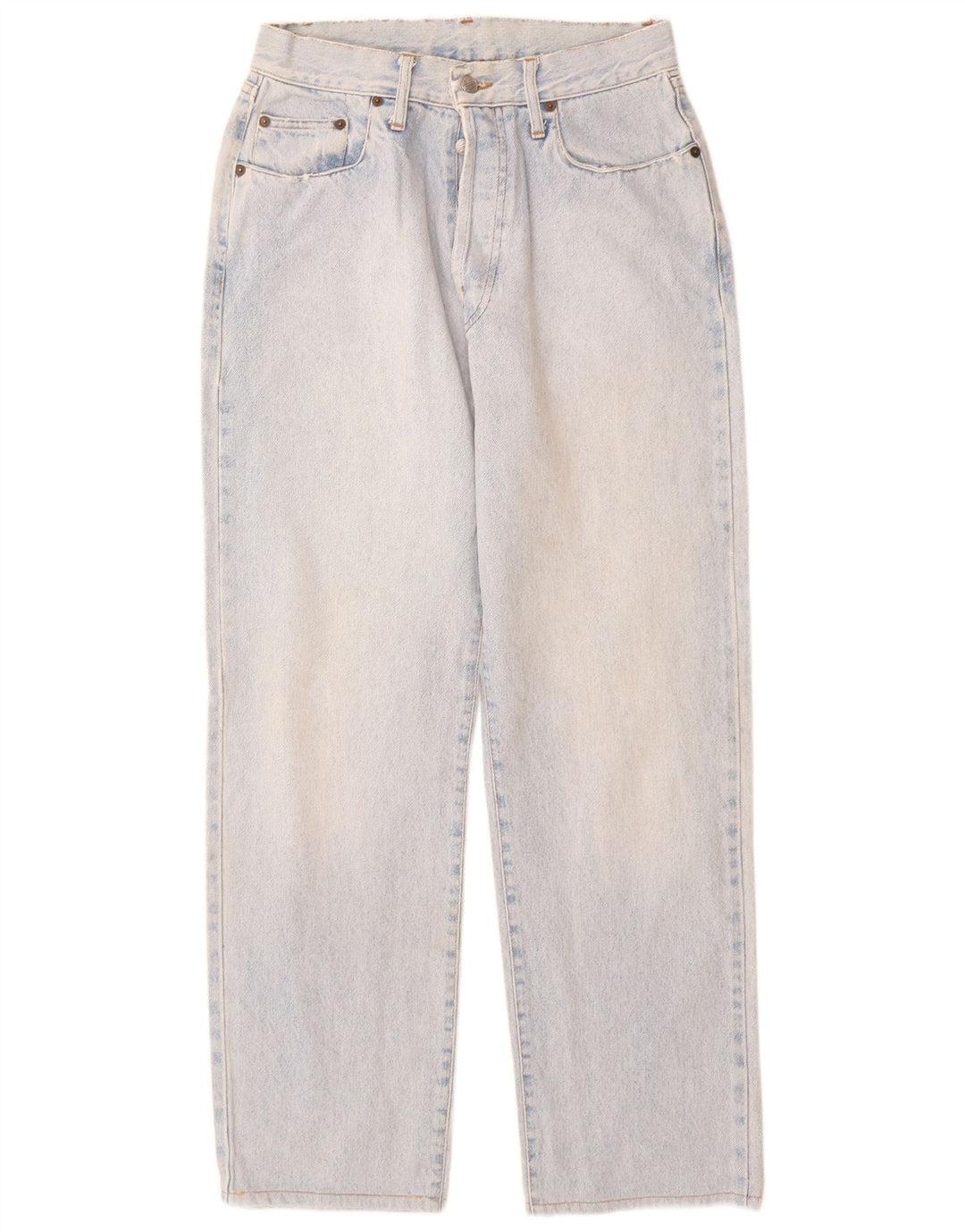 Replay Dame Straight Jeans W32 L30 Blå Bomuld