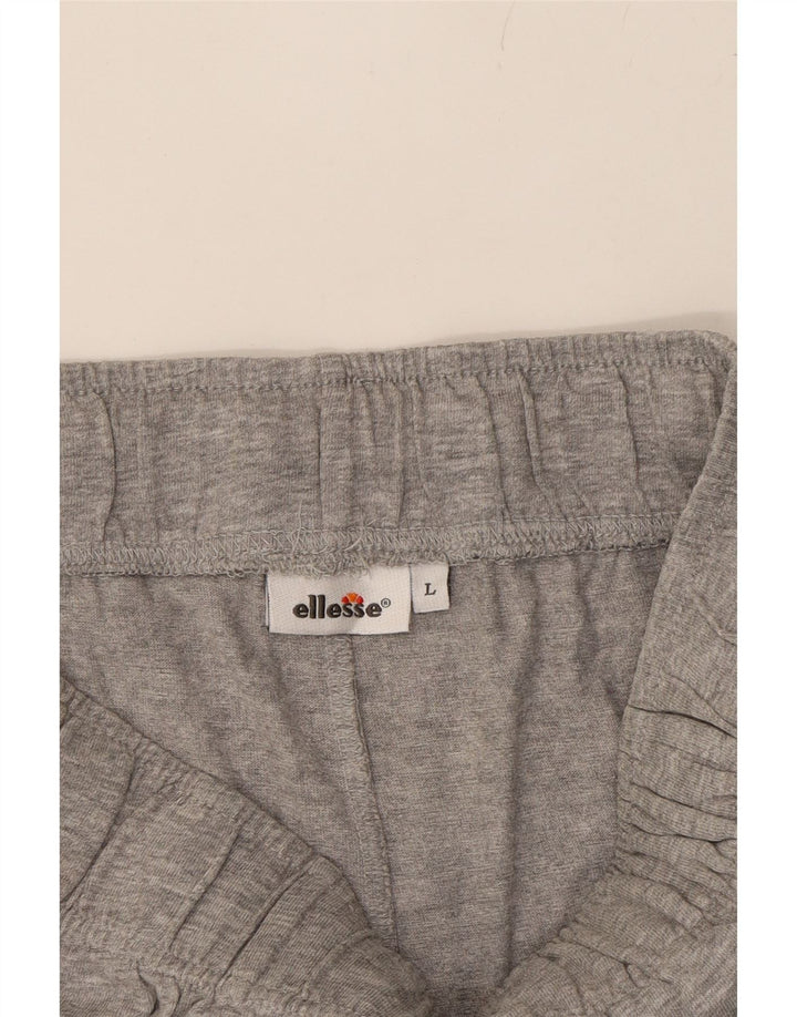 ELLESSE Mens Tracksuit Trousers Large  Grey Cotton Vintage Ellesse and Second-Hand Ellesse from Messina Hembry 