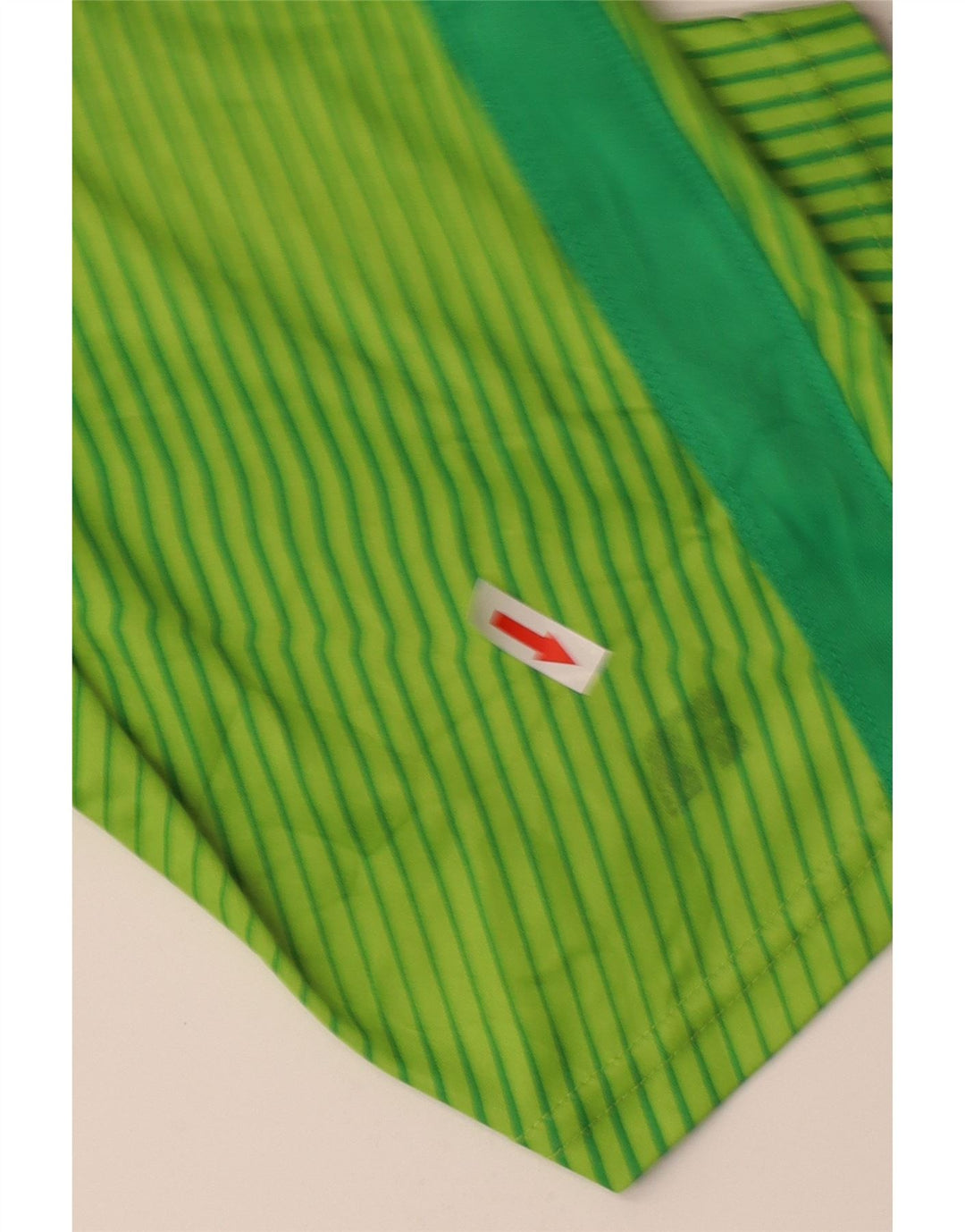 Russell Athletic Boys Sports Shorts 13-14 år Grøn Stribet Polyester