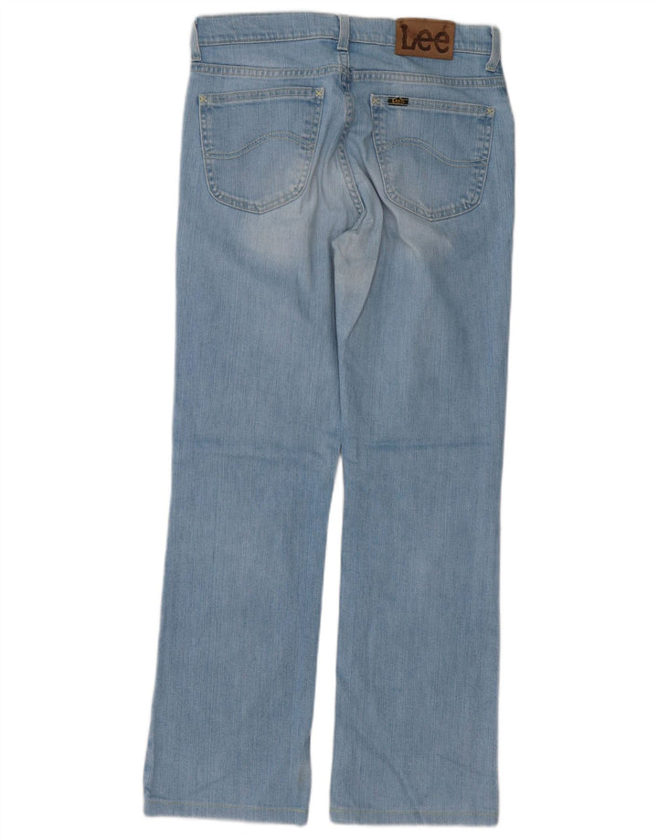 Lee Lige Jeans til kvinder W33 L30 Blå Bomuld